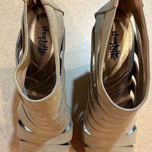 Charlotte Russe, Size 9, wedge platform sandals